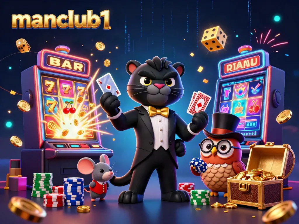 Experience thrilling gaming at manclub1 with vibrant slot action, lucky characters, and jackpot excitement.