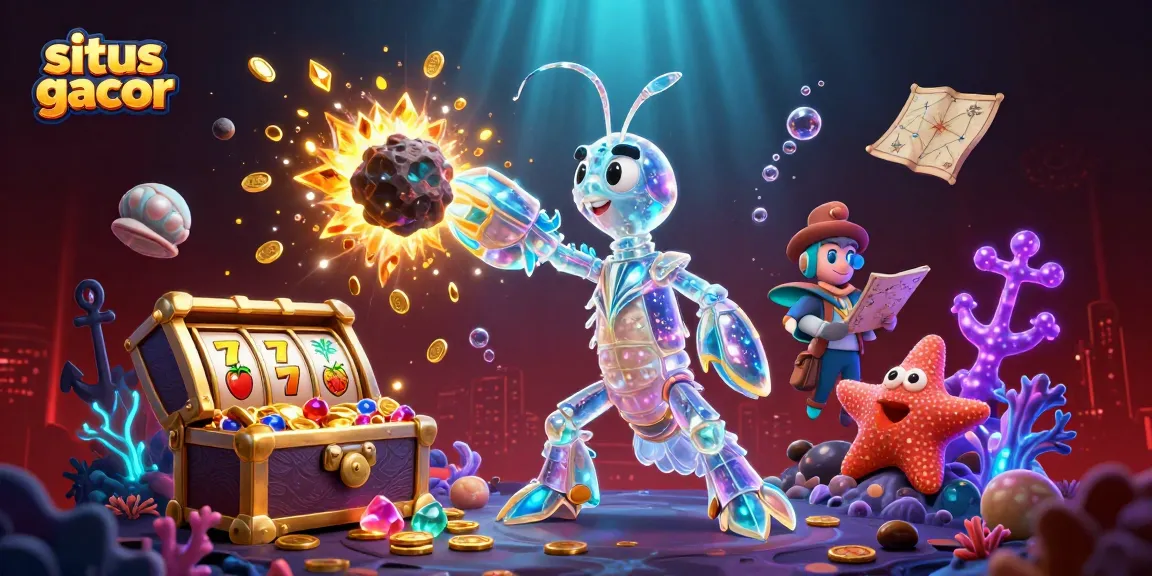 Experience the thrill of situs gacor with exploding treasure as a coral reef samurai attacks asteroids.