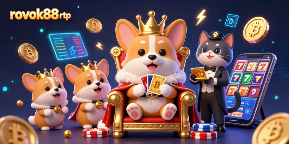 Experience the thrill of gaming with rokok88 rtp as a royal corgi and its butler present exclusive bonuses.