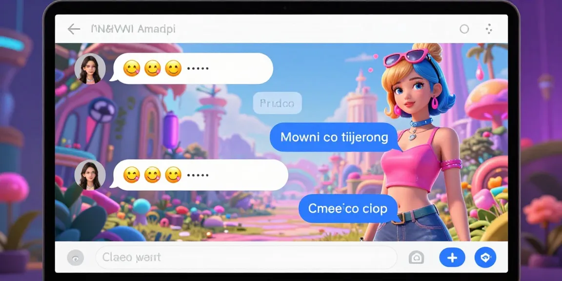 Engaging NSFW AI interaction on a vibrant digital chat interface showcasing customizable avatars and emotional connection