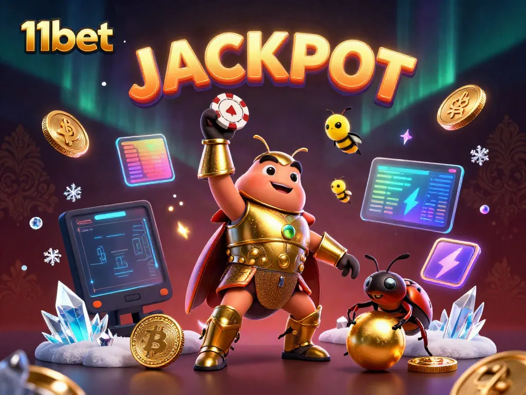Experience exciting wins at 11bet with a scene of victory showcasing dynamic gaming elements and characters.