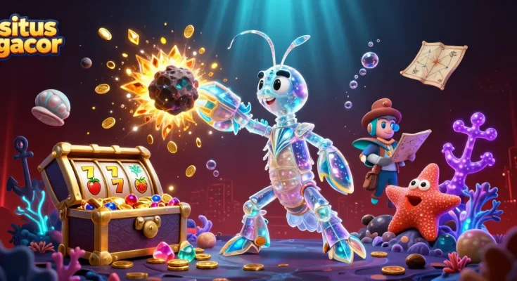 Experience the thrill of situs gacor with exploding treasure as a coral reef samurai attacks asteroids.