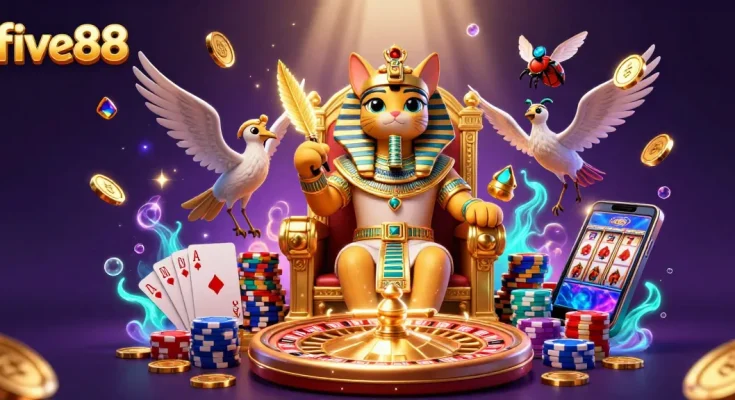 Engage with five88's vibrant 3D casino adventures featuring ancient Egyptian themes and dynamic gaming elements.